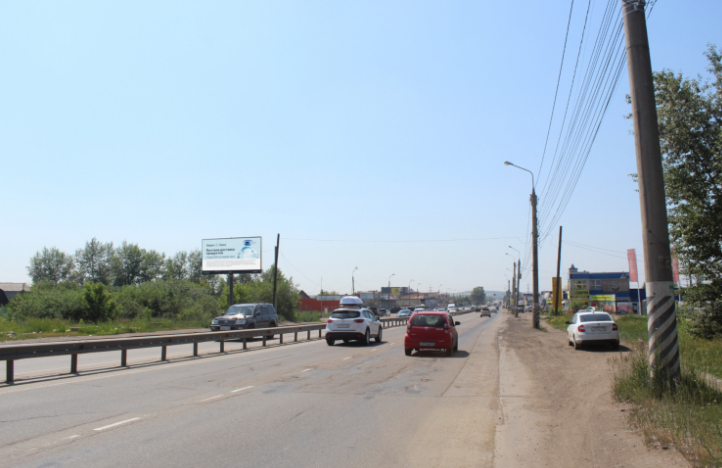 Фотография рекламного носителя, тип: Билборд 3x6, адрес: Олега Кошевого ул. Х Кедровая ул., поз.1, Иркутск, Иркутская область, Россия. Сторона Б №1327611