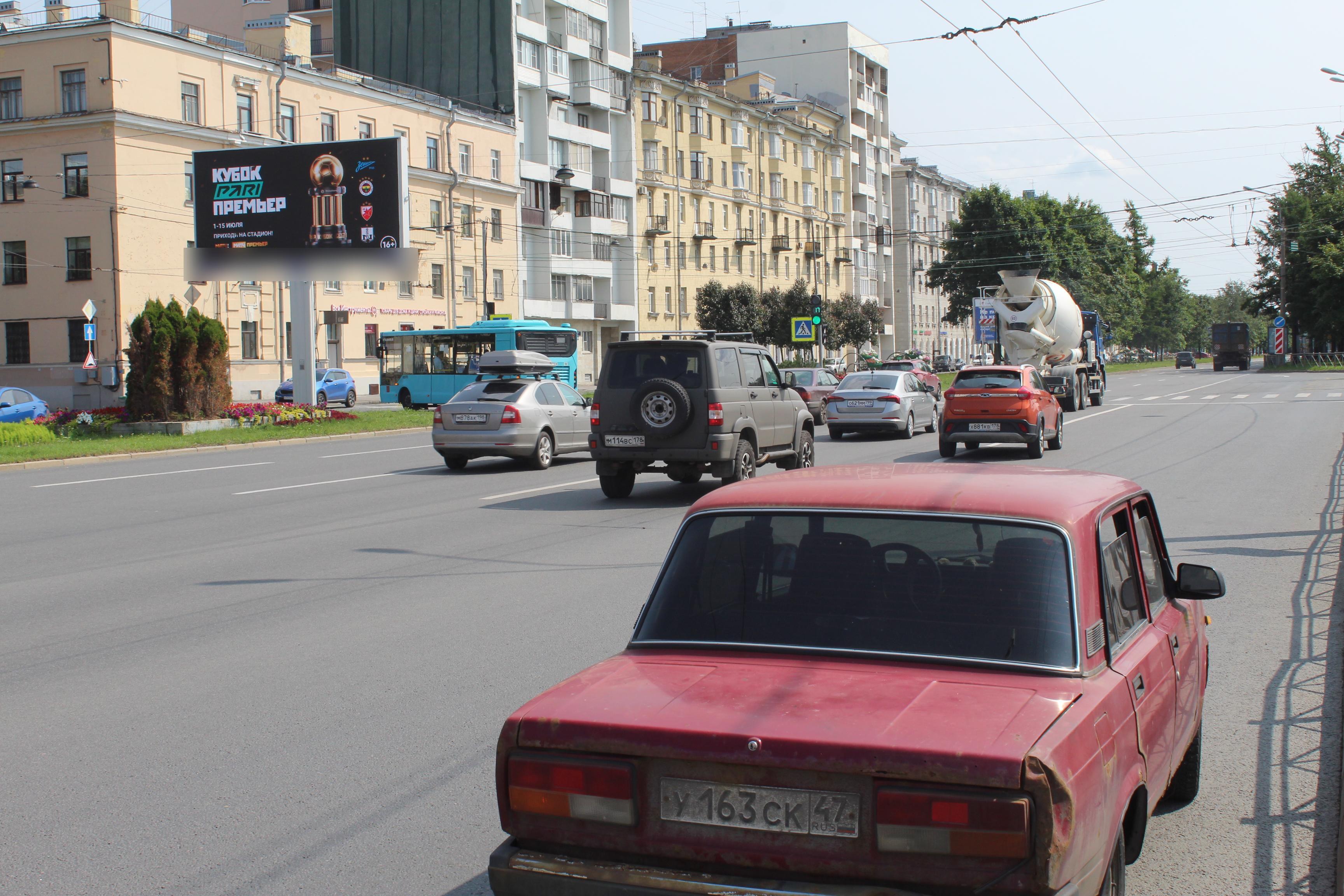 Фотография рекламного носителя, тип: Билборд 3x6, адрес: Наличная ул. Х Шкиперский проток ул., д.10, Санкт-Петербург, Россия. Сторона А1 №120046