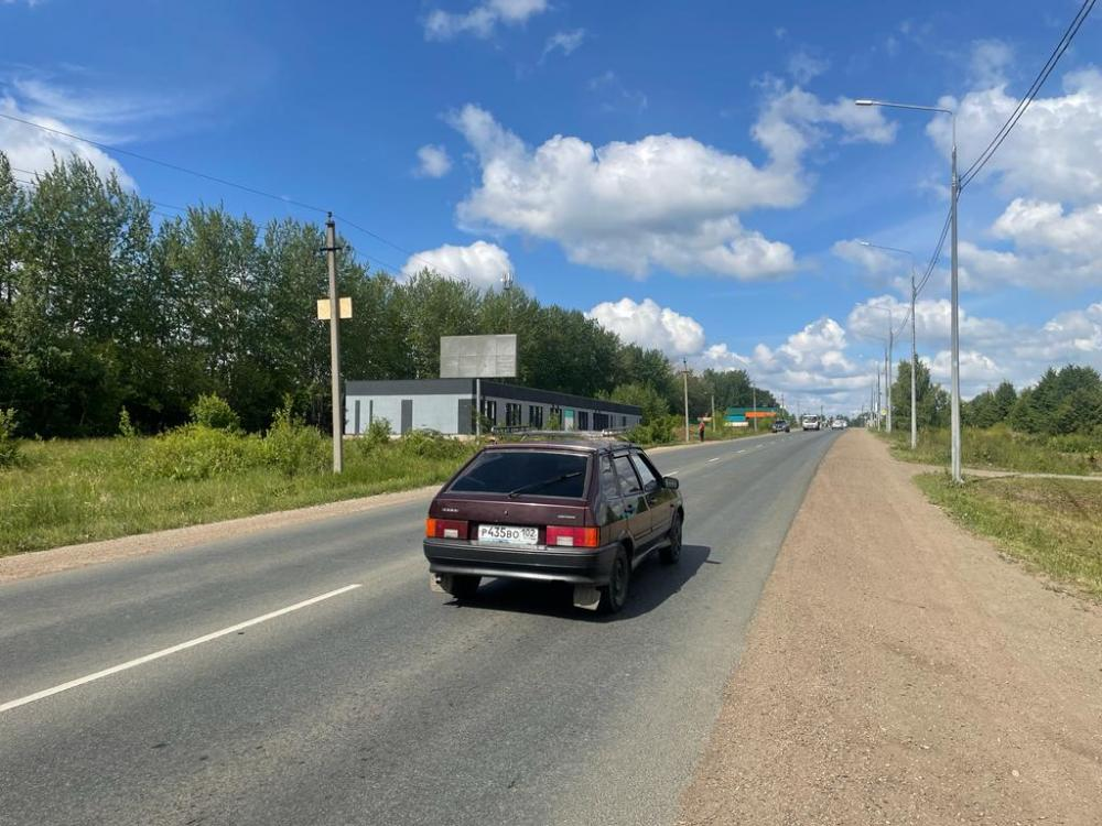 Фотография рекламного носителя, тип: Билборд 3x6, адрес: Дорогино-Иглино-Павловка а/д, поз.3, Уфа, Республика Башкортостан, Россия. Сторона B №1335486