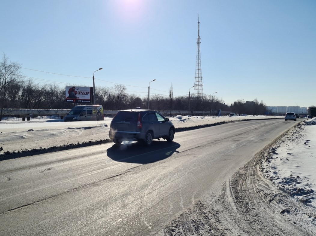 Фотография рекламного носителя, тип: Билборд 3x6, адрес: Заозерная ул. X Заозерная 4-я ул., д.3, поз.1, Омск, Омская область, Россия. Сторона В №1009874