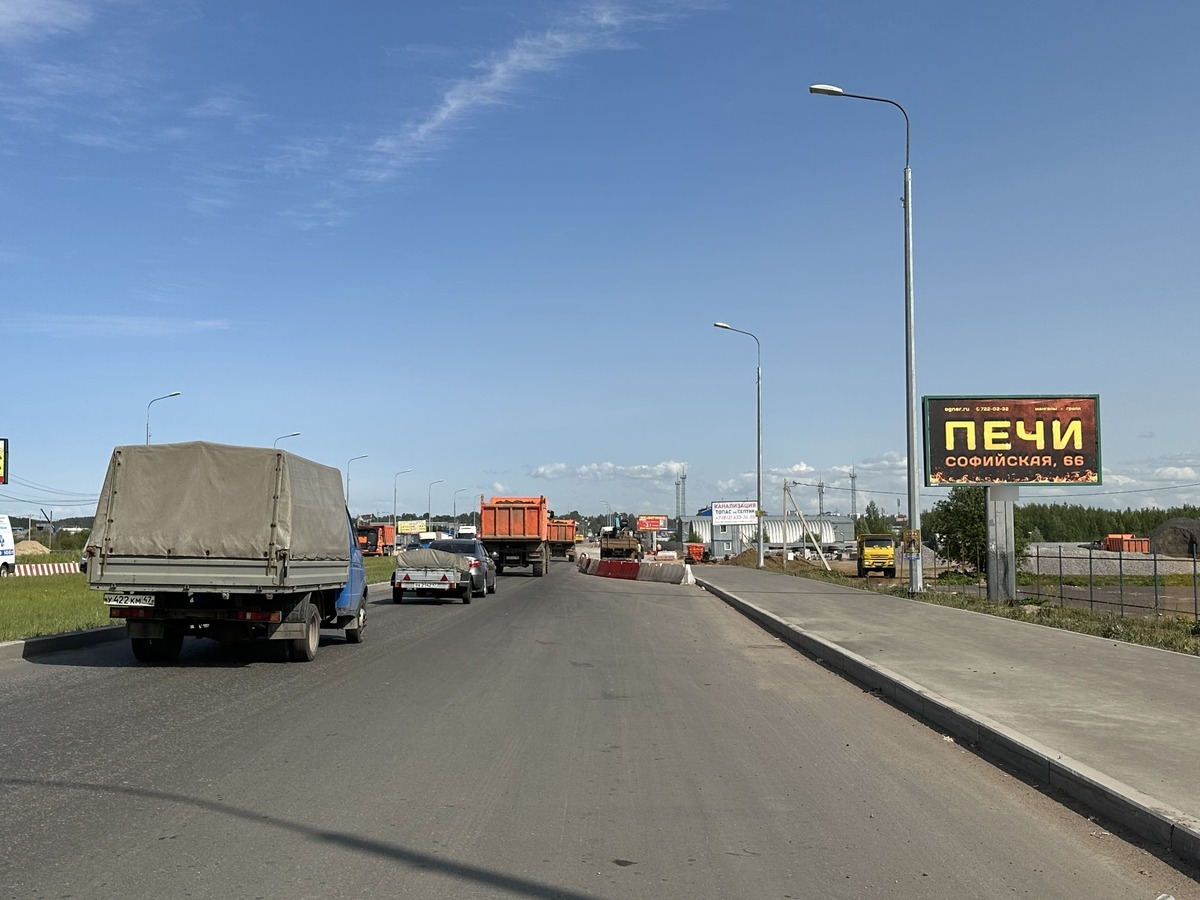 Фотография рекламного носителя, тип: Билборд 3x6, адрес: Колтушское ш., 4 100м, Ленинградская область, Россия. Сторона А №166523