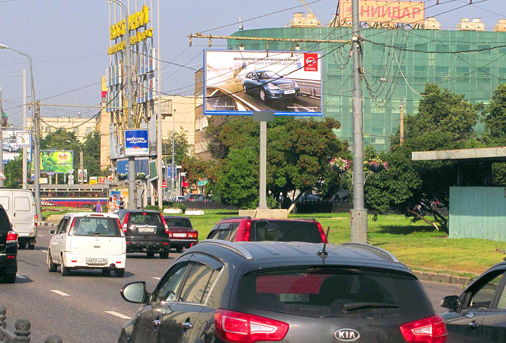 Фотография рекламного носителя, тип: Билборд 3x6, адрес: Большая Черкизовская ул., д.3, Москва, Россия. Сторона A №16066