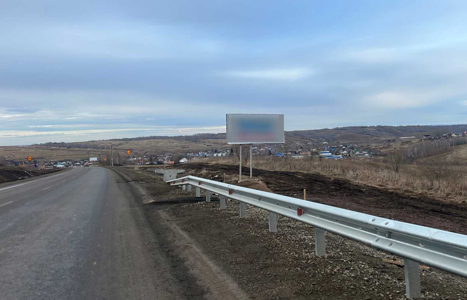 Фотография рекламного носителя, тип: Билборд 3x6, адрес: М-53 а/д., 855 940м, Красноярский край, Россия. Сторона А №1361822