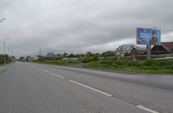 Фотография рекламного носителя, тип: Билборд 3x6, адрес: Щербакова ул., д.213, Тюмень, Тюменская область, Россия. Сторона А №1023944