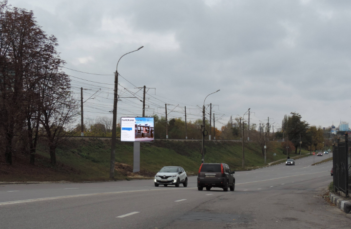 Фотография рекламного носителя, тип: Ситиборд 2.7x3.7, адрес: Ленина ул. X Фронтовая ул., д.11, Воронеж, Воронежская область, Россия. Сторона Б №1024113