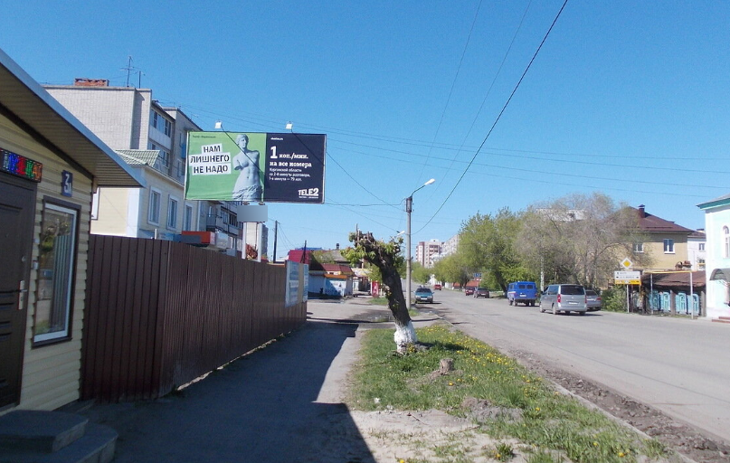 Фотография рекламного носителя, тип: Билборд 3x6, адрес: Шадринск г., Володарского ул., д.3, Шадринск, Курганская область, Россия. Сторона В №478382