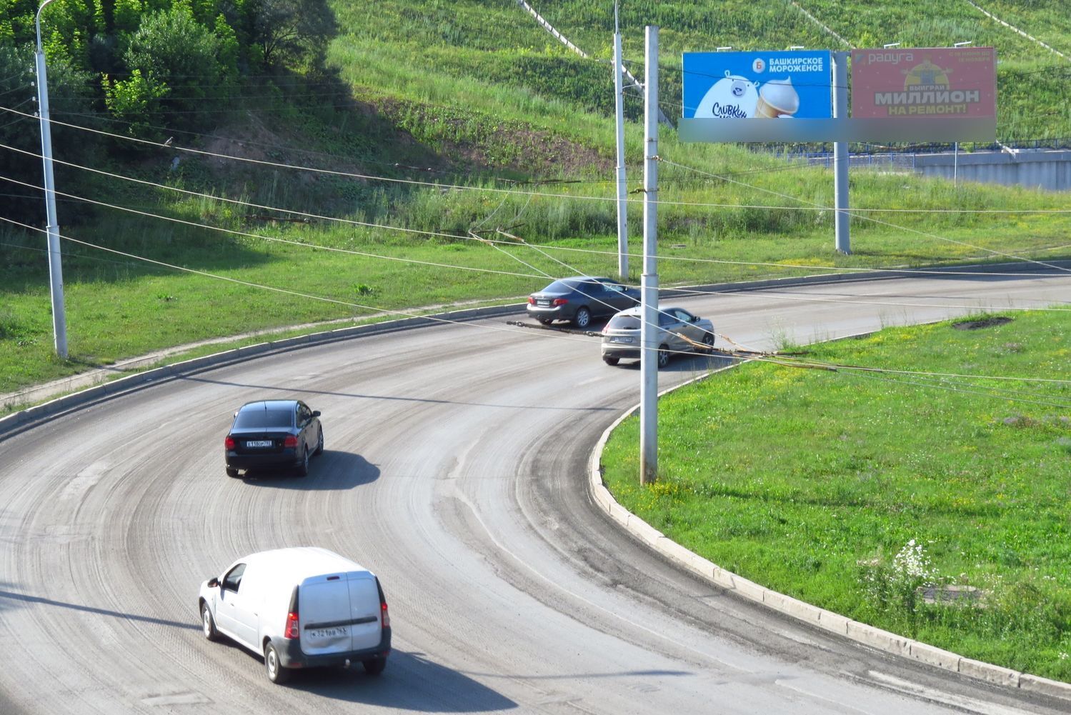 Фотография рекламного носителя, тип: Билборд 3x6, адрес: Маршала Жукова ул. Х Сипайловская ул., Уфа, Республика Башкортостан, Россия. Сторона А1 №91782