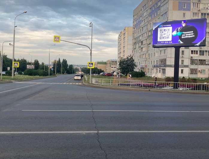 Фотография рекламного носителя, тип: Билборд 3x6, адрес: Набережночелнинский пр-т. Х А. Королева ул., д.62/05, Набережные Челны, Республика Татарстан, Россия. Сторона A1-A10 №978713