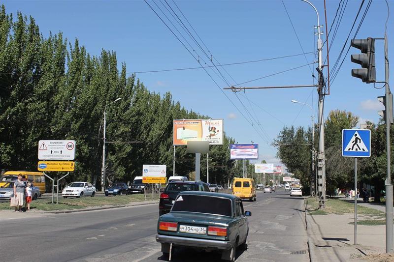 Фотография рекламного носителя, тип: Билборд 3x6, адрес: 64-ой Армии ул. Х Изоляторная ул., д.61, Волгоград, Волгоградская область, Россия. Сторона A1 №83035