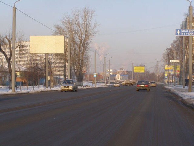 Фотография рекламного носителя, тип: Билборд 3x6, адрес: Комарова ул., д.46, Челябинск, Челябинская область, Россия. Сторона В №185054