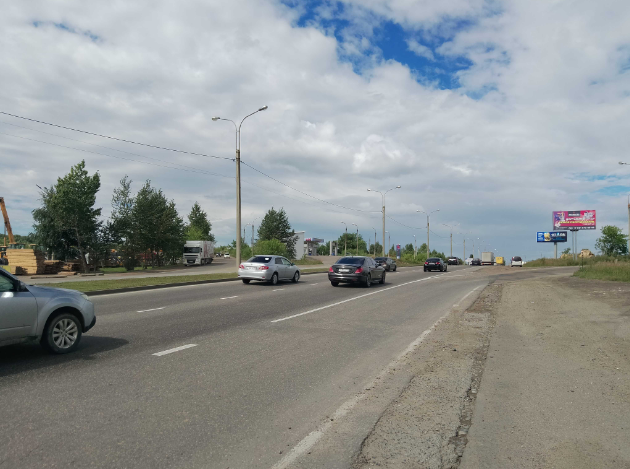 Фотография рекламного носителя, тип: Билборд 3x6, адрес: Ново-Ленинская а/д, ГАЗС, Иркутск, Иркутская область, Россия. Сторона А №1034813