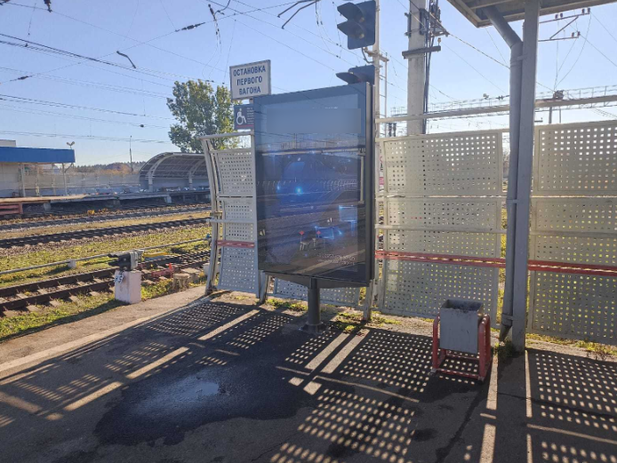 Фотография рекламного носителя, тип: Ситиформат 1.8x1.2, адрес: Обнинское ст., выход к турникетной зоне, Калужская область, Россия. Сторона А №1327058