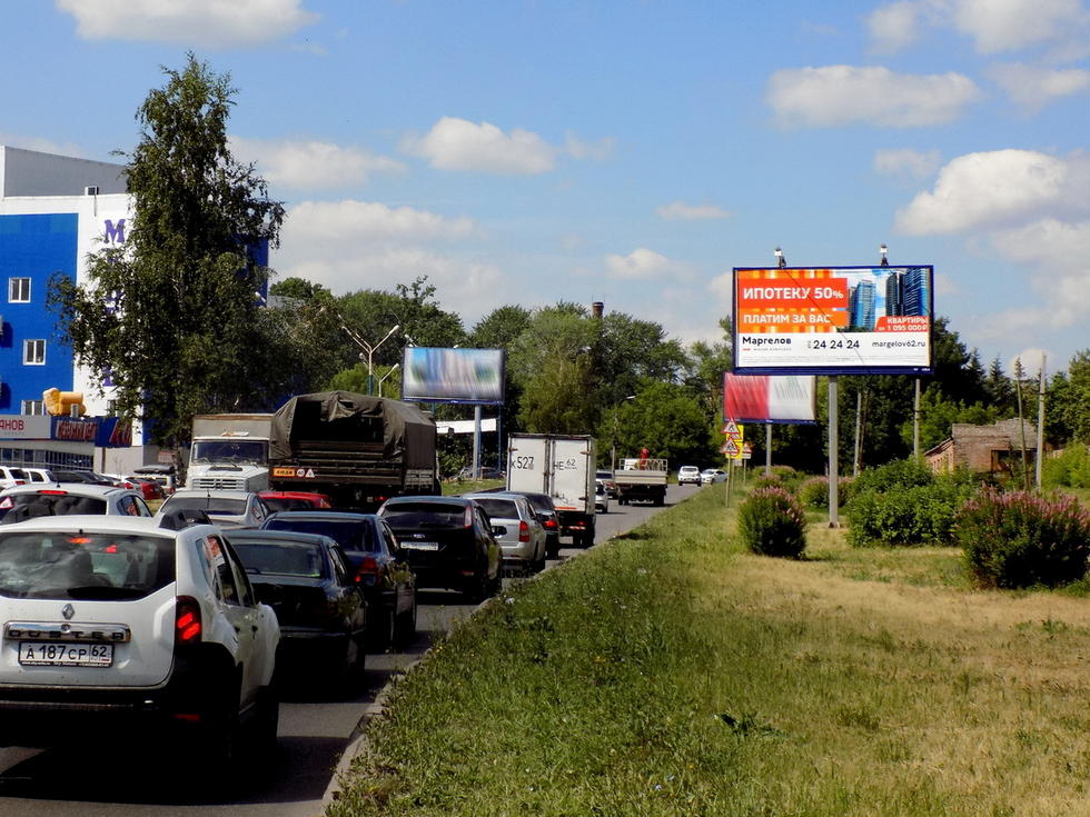 Фотография рекламного носителя, тип: Билборд 3x6, адрес: Яблочкова пр-зд., д.4б, Рязань, Рязанская область, Россия. Сторона А1 №156722
