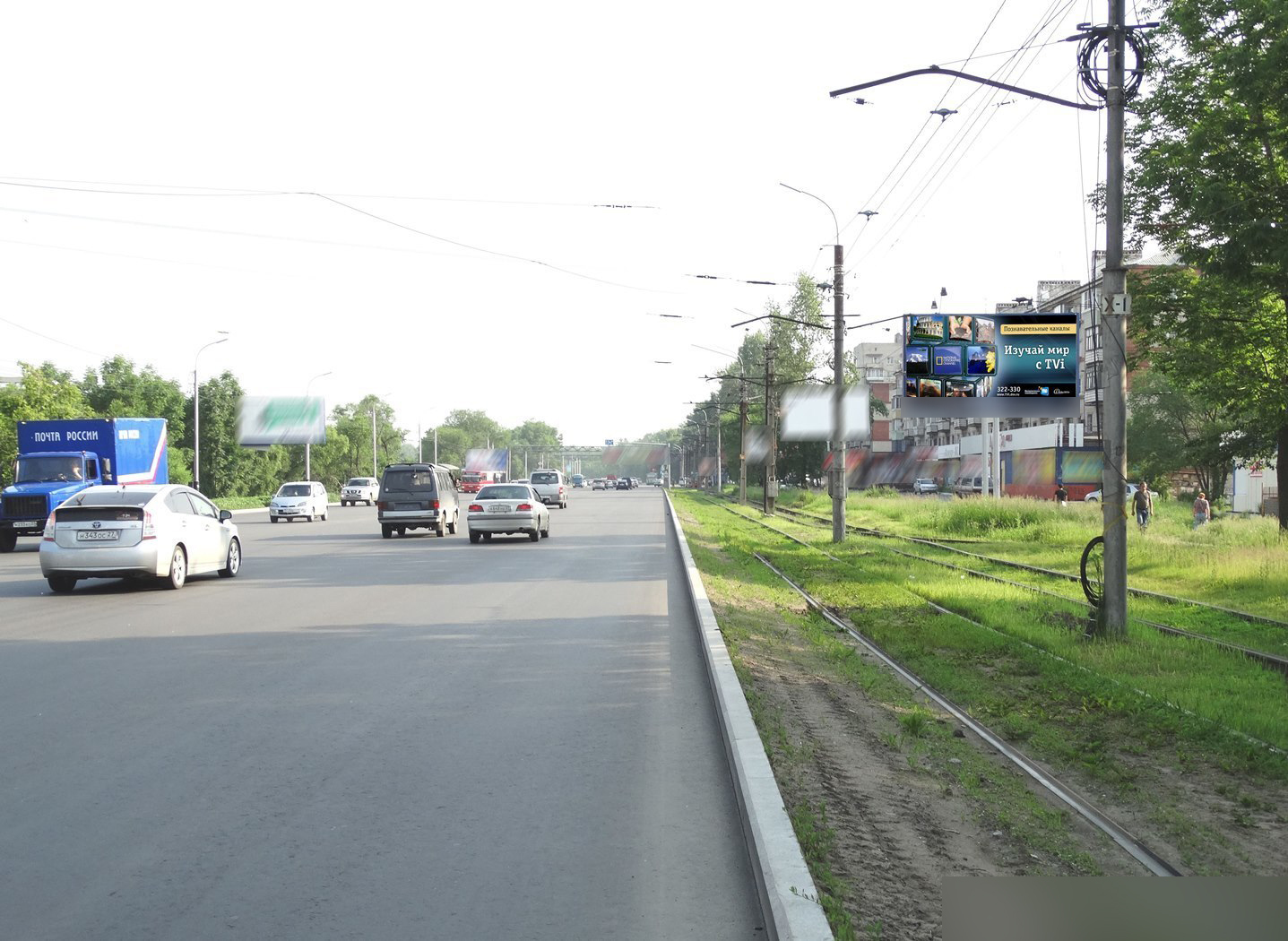 Фотография рекламного носителя, тип: Билборд 3x6, адрес: Краснореченская ул., д.98, Хабаровск, Хабаровский край, Россия. Сторона А №157644