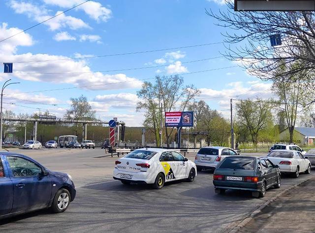 Фотография рекламного носителя, тип: Билборд 3x6, адрес: Кузнецкий пр-т. Х Автозаводская ул., Кемерово, Кемеровская область, Россия. Сторона Аh1-Аh4 №984203