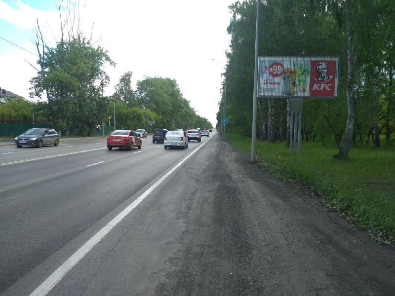Фотография рекламного носителя, тип: Билборд 3x6, адрес: 50 лет ВЛКСМ ул. Х Мельникайте ул., Тюмень, Тюменская область, Россия. Сторона А №204068