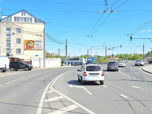 Фотография рекламного носителя, тип: Билборд 3x6, адрес: Глаголева ул., д.52, Калуга, Калужская область, Россия. Сторона A1-A10 №673460