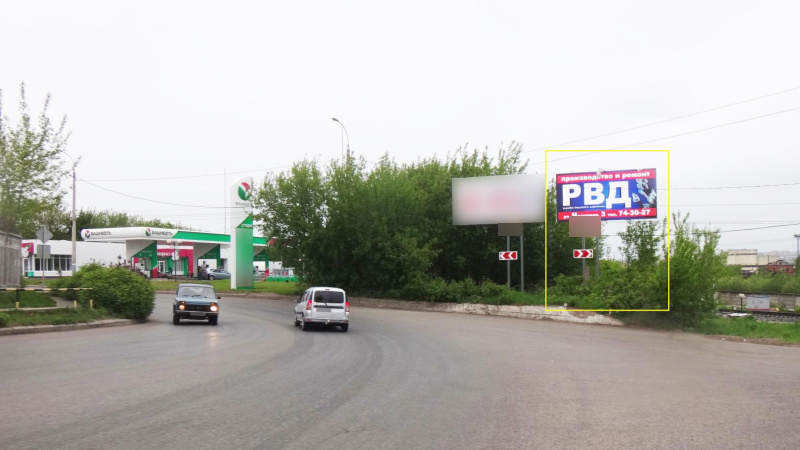 Фотография рекламного носителя, тип: Билборд 3x6, адрес: Областная ул. Х Гагарина ул. Х Голубева ул., поз.1, Ижевск, Республика Удмуртия, Россия. Сторона A1 №670048