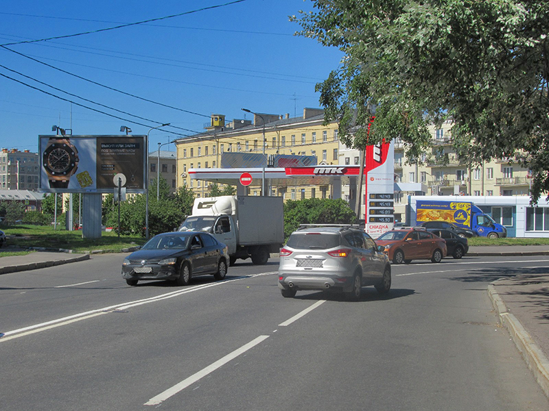 Фотография рекламного носителя, тип: Билборд 3x6, адрес: Кременчугская ул., д.9 Х Миргородская ул., Санкт-Петербург, Россия. Сторона B №169957