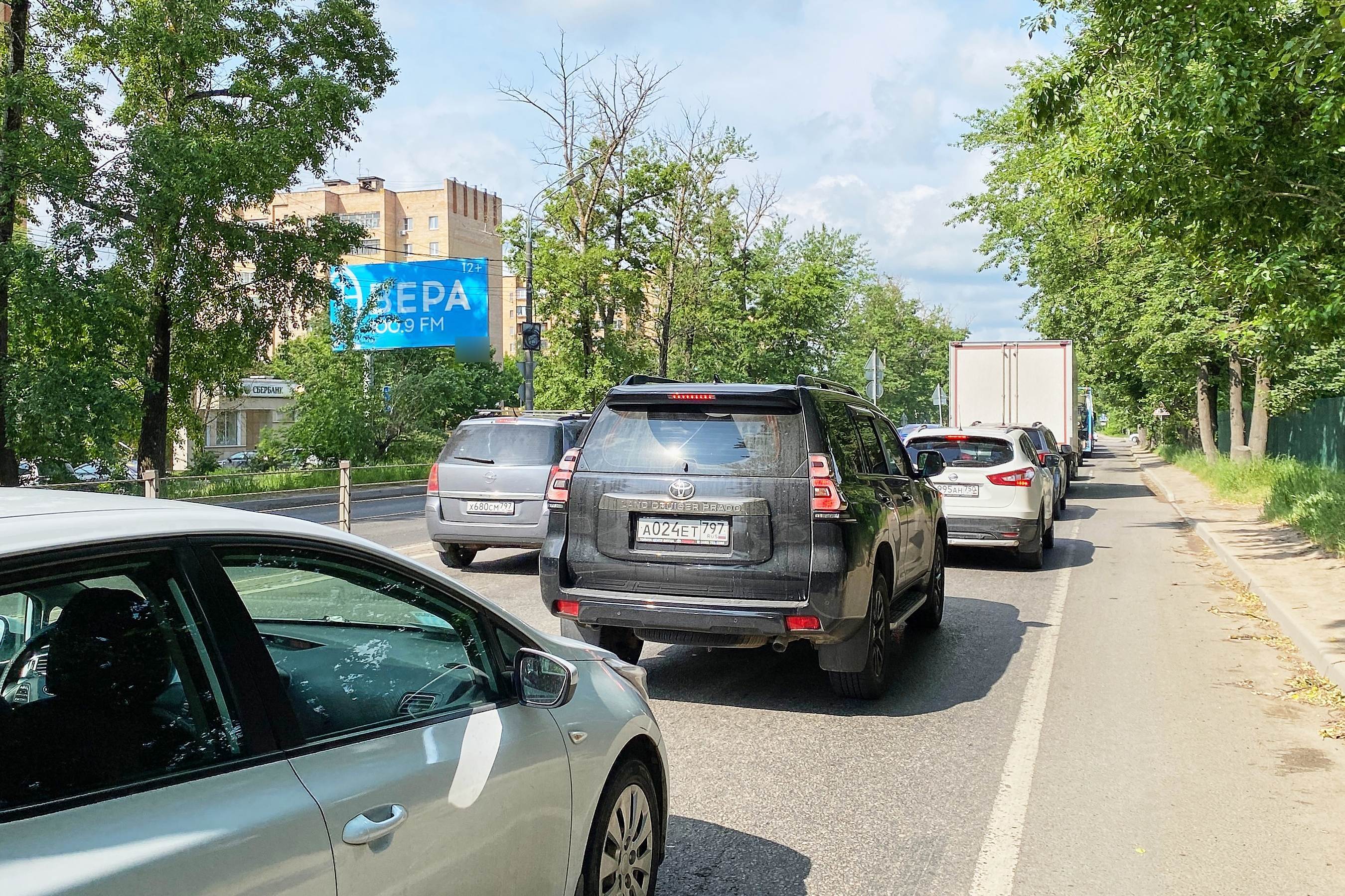 Фотография рекламного носителя, тип: Билборд 3x6, адрес: Можайское ш., д.4, Одинцово, Московская область, Россия. Сторона Б №818659