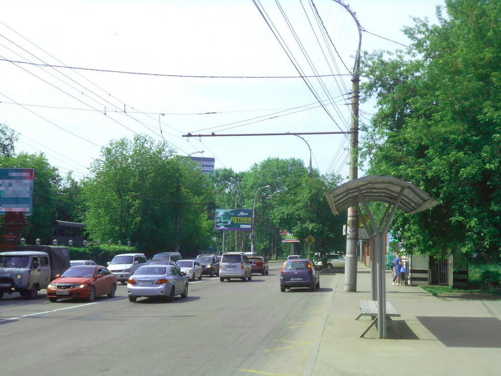 Фотография рекламного носителя, тип: Билборд 3x6, адрес: Безбокова ул., поворот на залив, Иркутск, Иркутская область, Россия. Сторона Б №155122