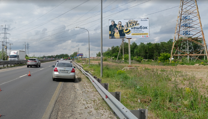 Фотография рекламного носителя, тип: Билборд 3x6, адрес: Ларина ул. Х М7 а/д, 200м до АЗС Teboil, Нижний Новгород, Нижегородская область, Россия. Сторона A №1021486