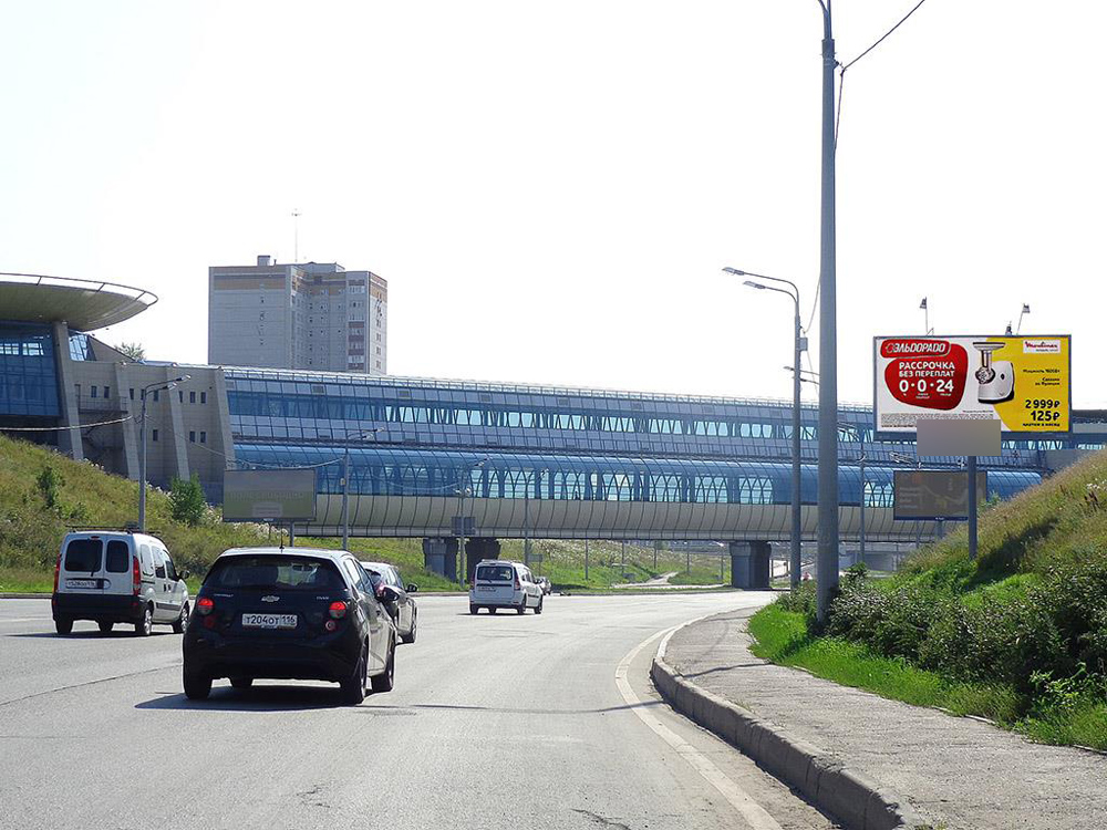 Фотография рекламного носителя, тип: Билборд 3x6, адрес: Аметьевская магистраль, поз.3, Казань, Республика Татарстан, Россия. Сторона A №231923