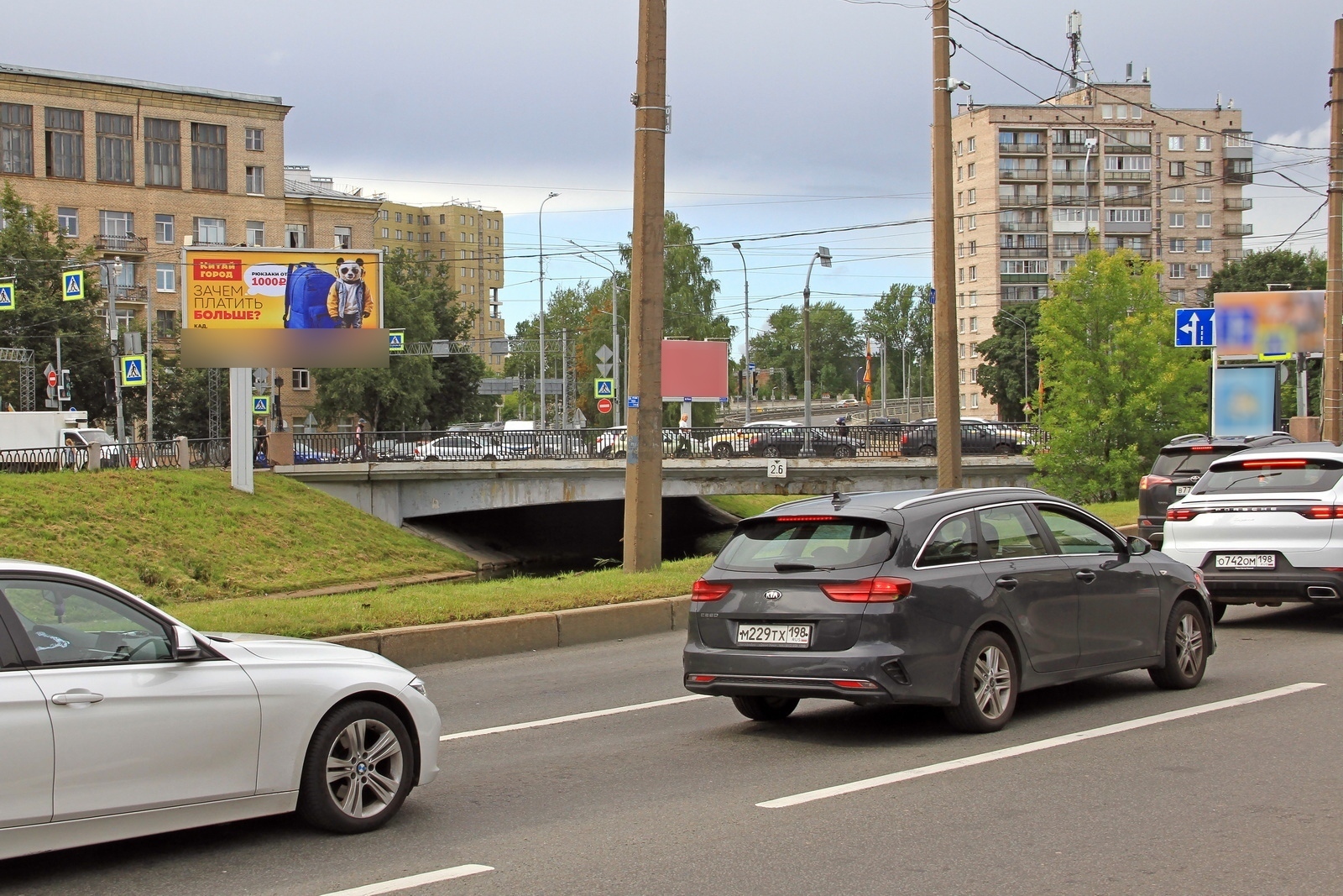 Фотография рекламного носителя, тип: Билборд 3x6, адрес: Черной речки наб. Х Ланское ш., поз.2, Санкт-Петербург, Россия. Сторона Б №105932