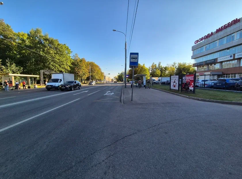 Фотография рекламного носителя, тип: Афиша 1.75x1.8, адрес: Свободы ул., д.24-26, стенд 1, Москва, Россия. Сторона A №866024