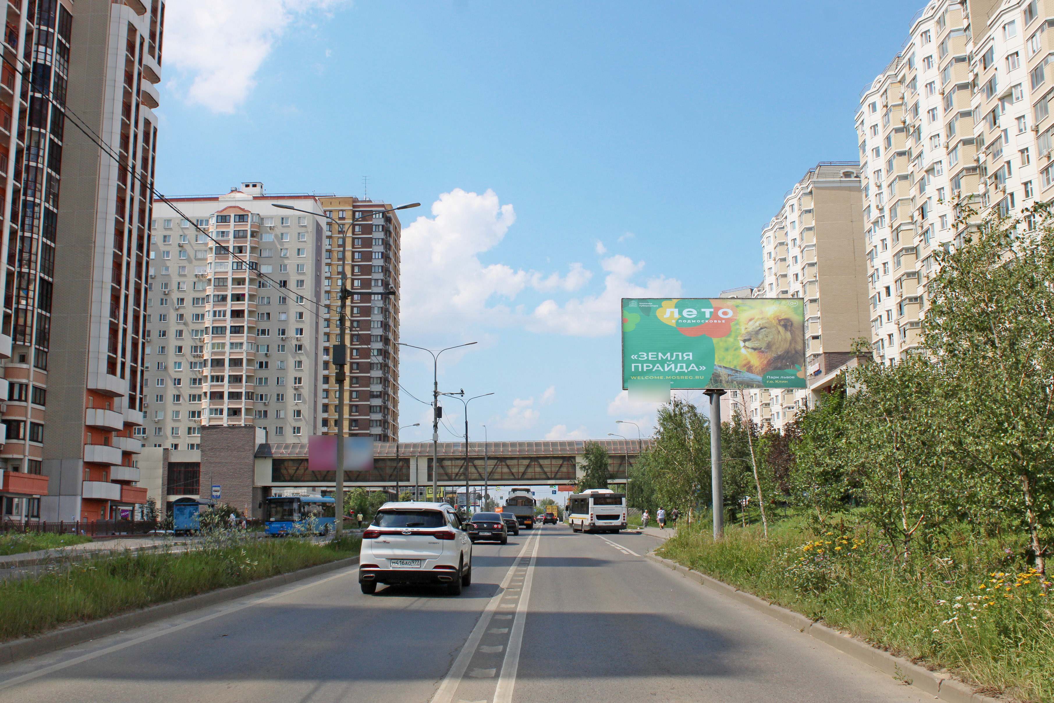 Фотография рекламного носителя, тип: Билборд 3x6, адрес: Бутово д., поз.8, Московская область, Россия. Сторона А №351934