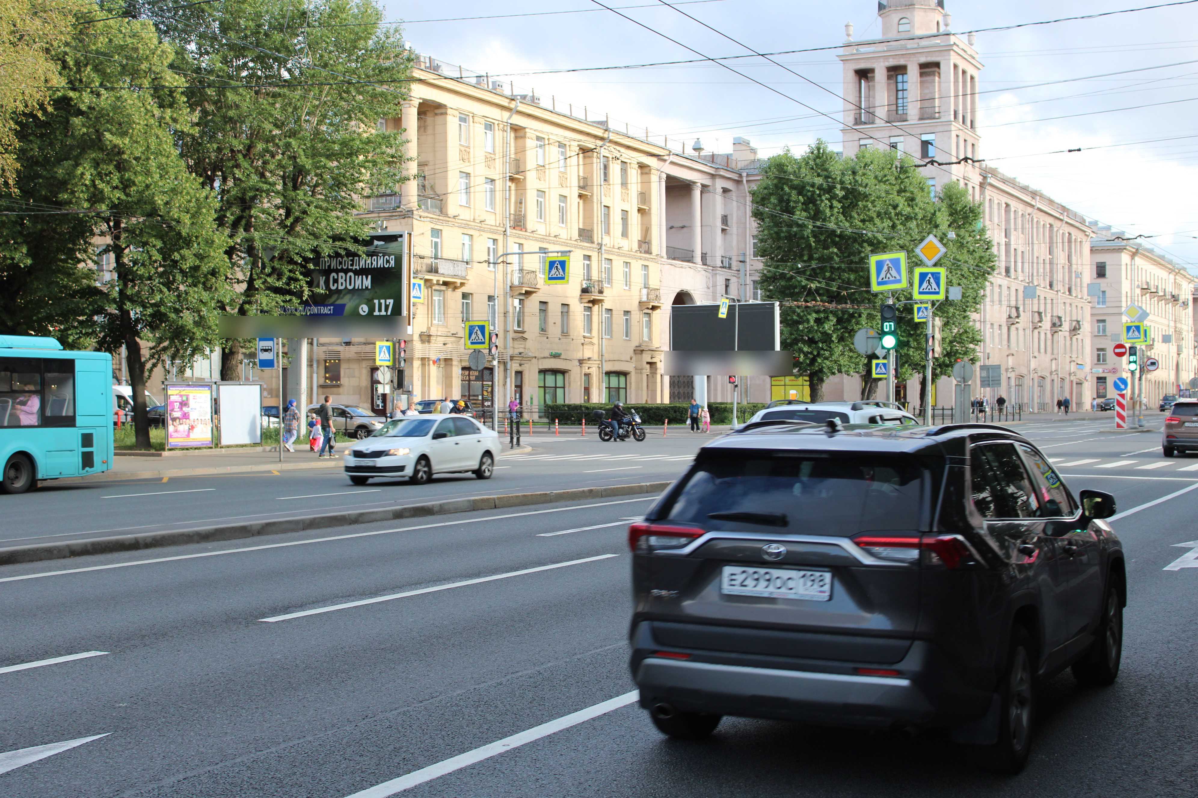Фотография рекламного носителя, тип: Билборд 3x6, адрес: Стачек пр-т., д.24 Х Трефолева ул., Санкт-Петербург, Россия. Сторона Б №673171