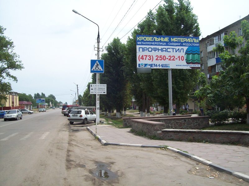 Фотография рекламного носителя, тип: Билборд 3x6, адрес: Павловск п., 40 лет Октября ул., Воронеж, Воронежская область, Россия. Сторона А №259637