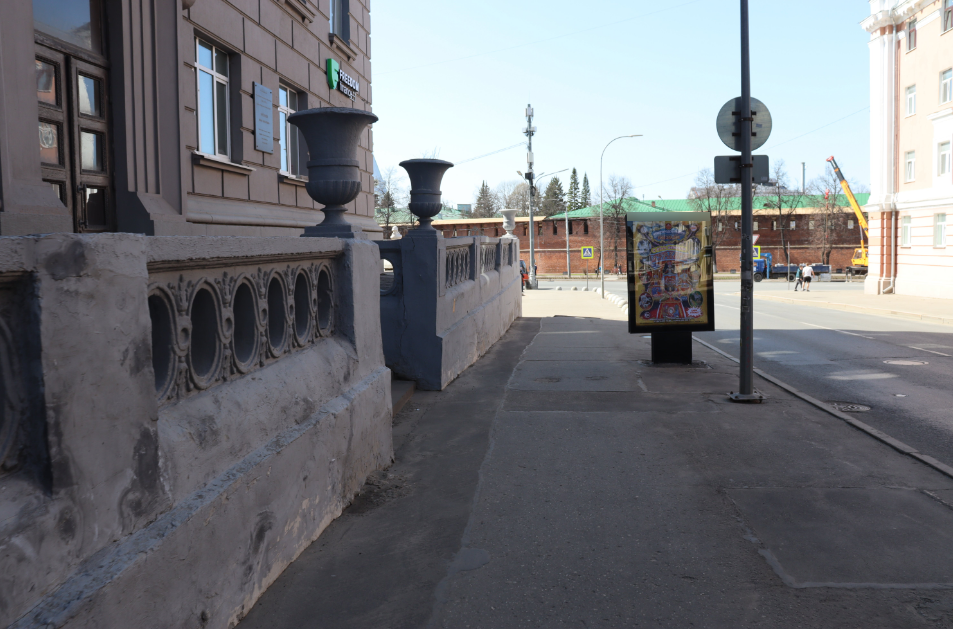 Фотография рекламного носителя, тип: Ситиформат 1.8x1.2, адрес: Минина ул. X Пожарского пл., д.1, Нижний Новгород, Нижегородская область, Россия. Сторона B1-B5 №680634