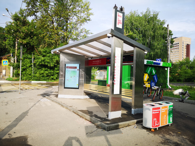 Фотография рекламного носителя, тип: Остановка, адрес: Белинского ул., ост. Ашхабадская ул., поз.2, Нижний Новгород, Нижегородская область, Россия. Сторона A1-А10 №871978