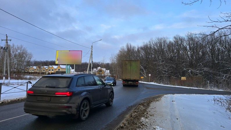 Фотография рекламного носителя, тип: Билборд 3x6, адрес: Семилуки-Губарево а/д, Лесково пос., Семилуки, Воронежская область, Россия. Сторона B №772766