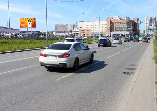 Фотография рекламного носителя, тип: Билборд 3x6, адрес: Техническая ул. Х Минометчиков ул., Екатеринбург, Свердловская область, Россия. Сторона Б №664824