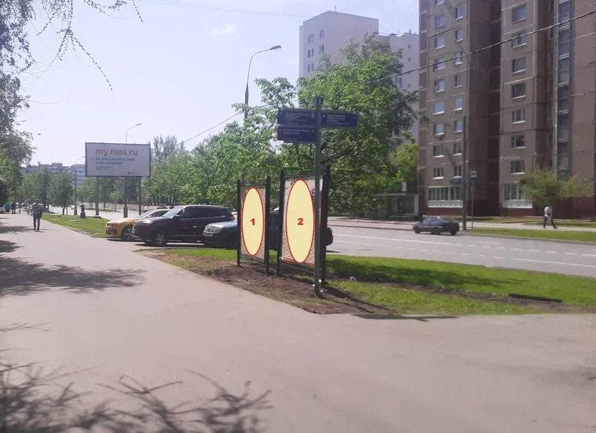 Фотография рекламного носителя, тип: Афиша 1.75x1.8, адрес: Краснодонская ул., д.39, стенд 1, Москва, Россия. Сторона B №865308