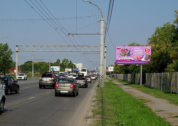 Фотография рекламного носителя, тип: Билборд 3x6, адрес: Енисейская ул., поз.1, Омск, Омская область, Россия. Сторона А №649608