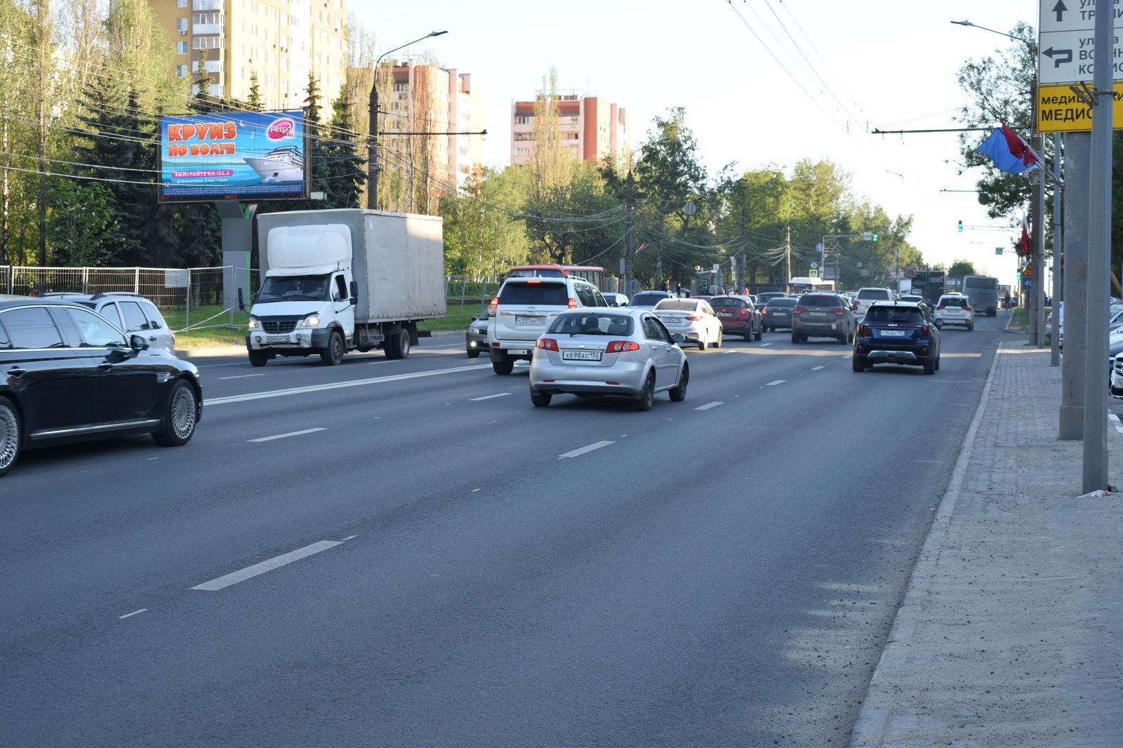Фотография рекламного носителя, тип: Билборд 3x6, адрес: Гагарина пр-т., д.206, Нижний Новгород, Нижегородская область, Россия. Сторона B1-B12 №993869