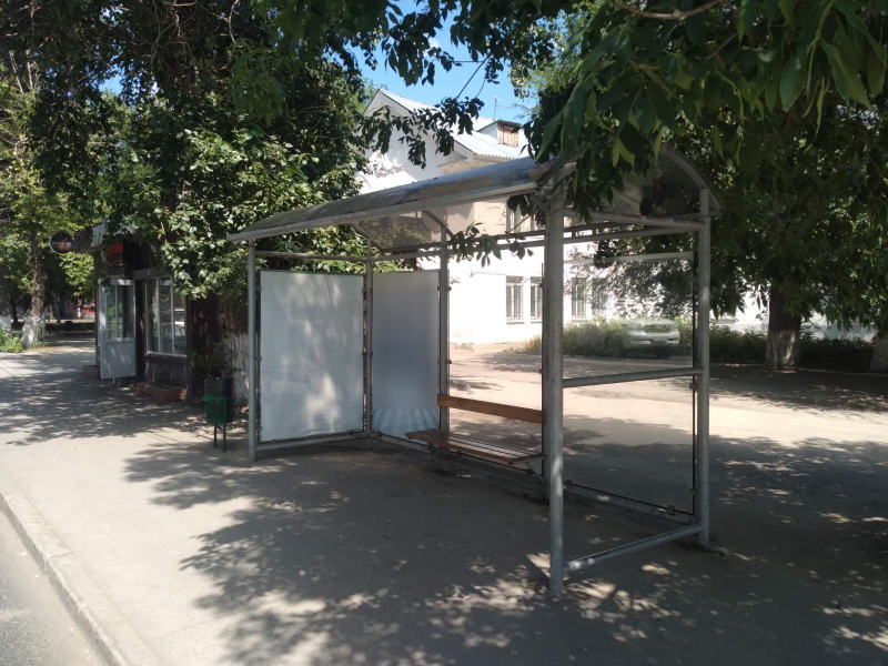 Фотография рекламного носителя, тип: Остановка 1.8x1.2, адрес: Кирова пр-т., д. 177 Х Вольская ул., Самара, Самарская область, Россия. Сторона B1 №1076028