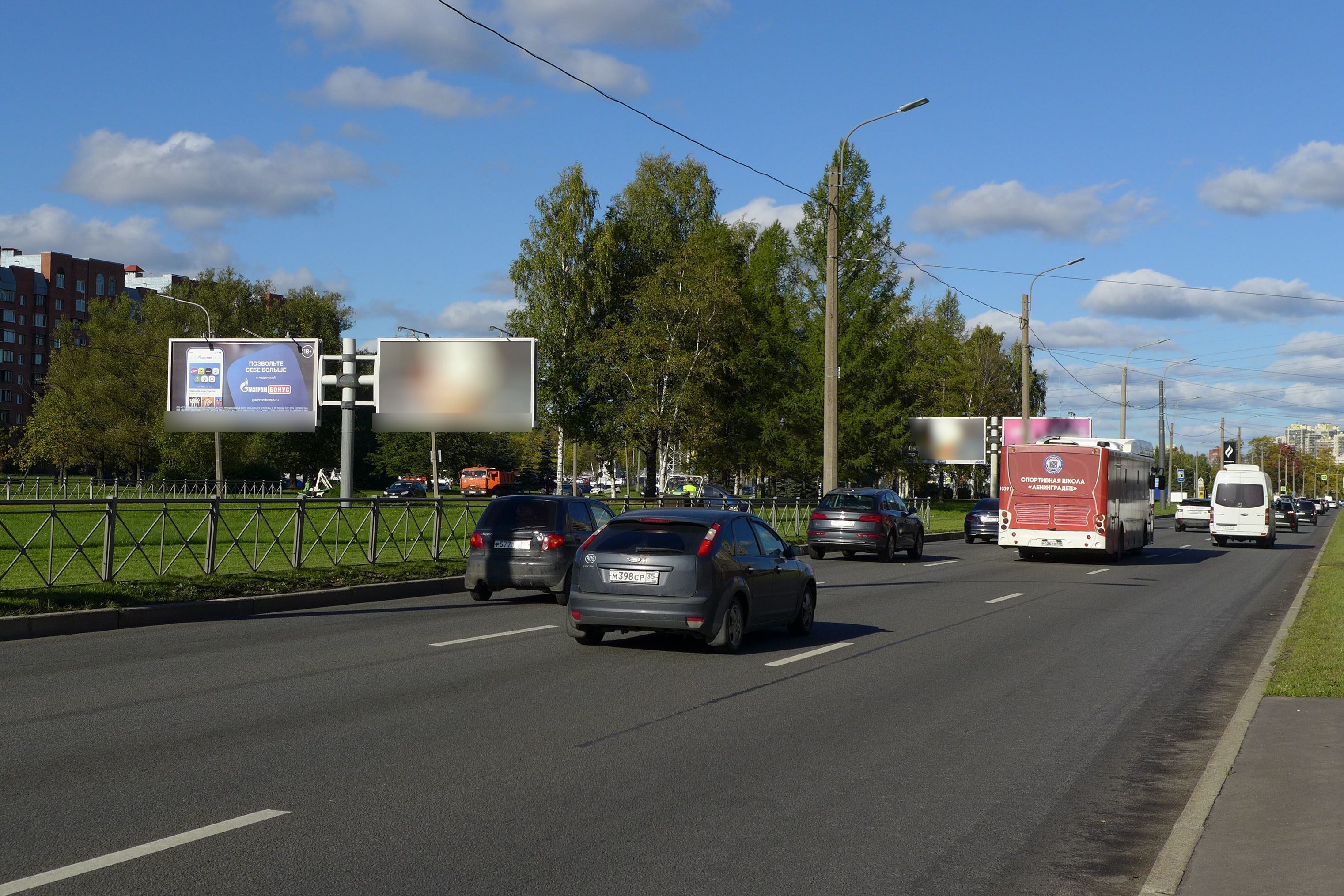 Фотография рекламного носителя, тип: Билборд 3x6, адрес: Руставели пр-т., д.37, поз.2, Санкт-Петербург, Россия. Сторона А3 №767960