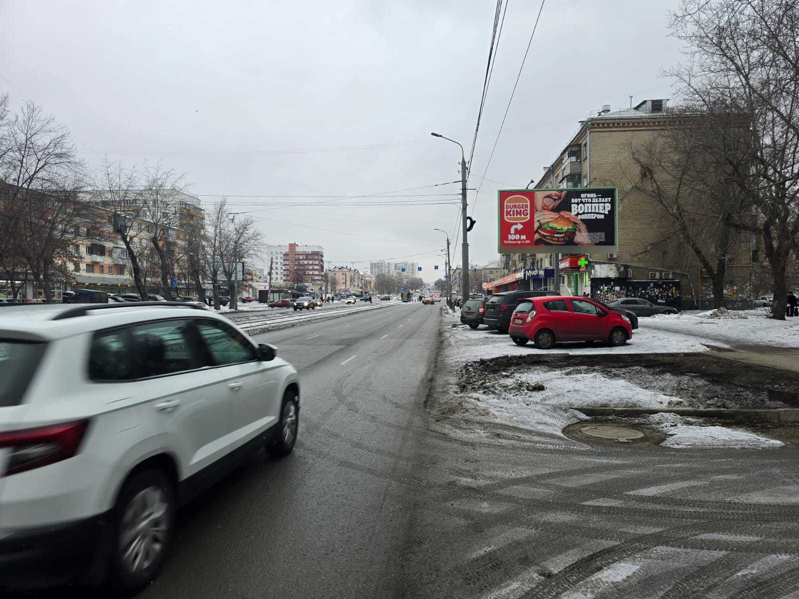 Фотография рекламного носителя, тип: Билборд 3x6, адрес: Победы пр-т., д.164, Теплотехнический институт, Челябинск, Челябинская область, Россия. Сторона А №1051886