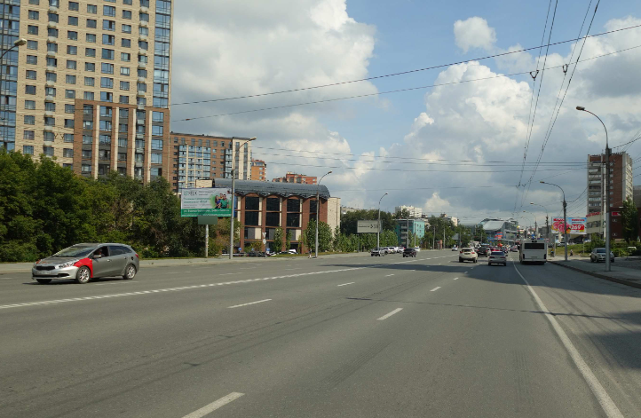 Фотография рекламного носителя, тип: Билборд 3x6, адрес: Кошурникова ул. Х Федосеева ул., д.2, поз.1, Новосибирск, Новосибирская область, Россия. Сторона Б №1001361