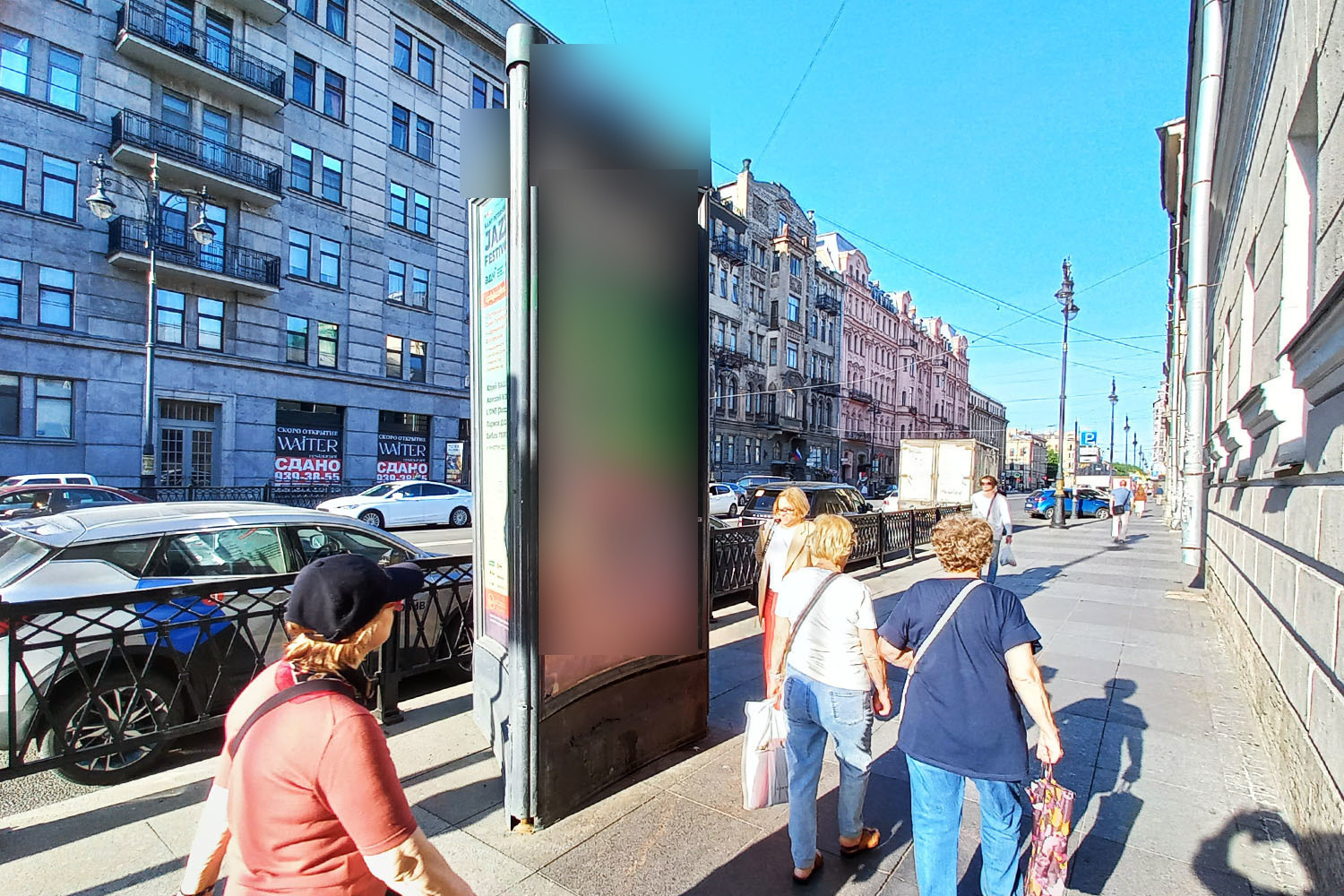 Фотография рекламного носителя, тип: Пиллар 3x1.4, адрес: Кирочная ул., д.15 Х Маяковского ул., Санкт-Петербург, Россия. Сторона С №542290