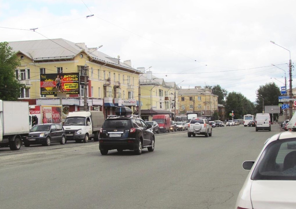 Фотография рекламного носителя, тип: Билборд 3x6, адрес: Циолковского ул., д.41, Нижний Тагил, Свердловская область, Россия. Сторона Б №1328854
