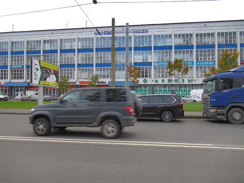 Фотография рекламного носителя, тип: Билборд 3x6, адрес: Седова ул., д.13, Санкт-Петербург, Россия. Сторона А №165436