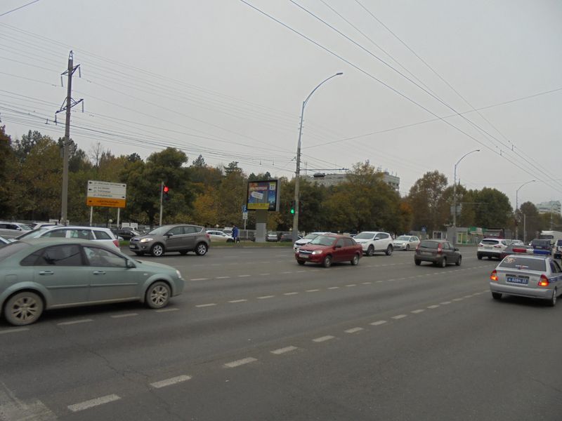 Фотография рекламного носителя, тип: Ситиборд 2.7x3.7, адрес: Красных Партизан ул. Х Сочинская ул., д.23, Краснодар, Краснодарский край, Россия. Сторона Б №492714