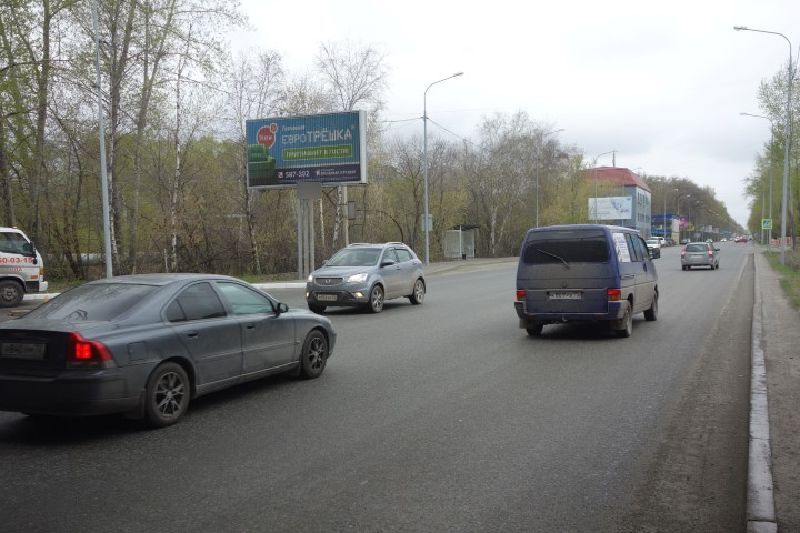 Фотография рекламного носителя, тип: Билборд 3x6, адрес: 50 лет ВЛКСМ ул., д.107, Тюмень, Тюменская область, Россия. Сторона Б №204075