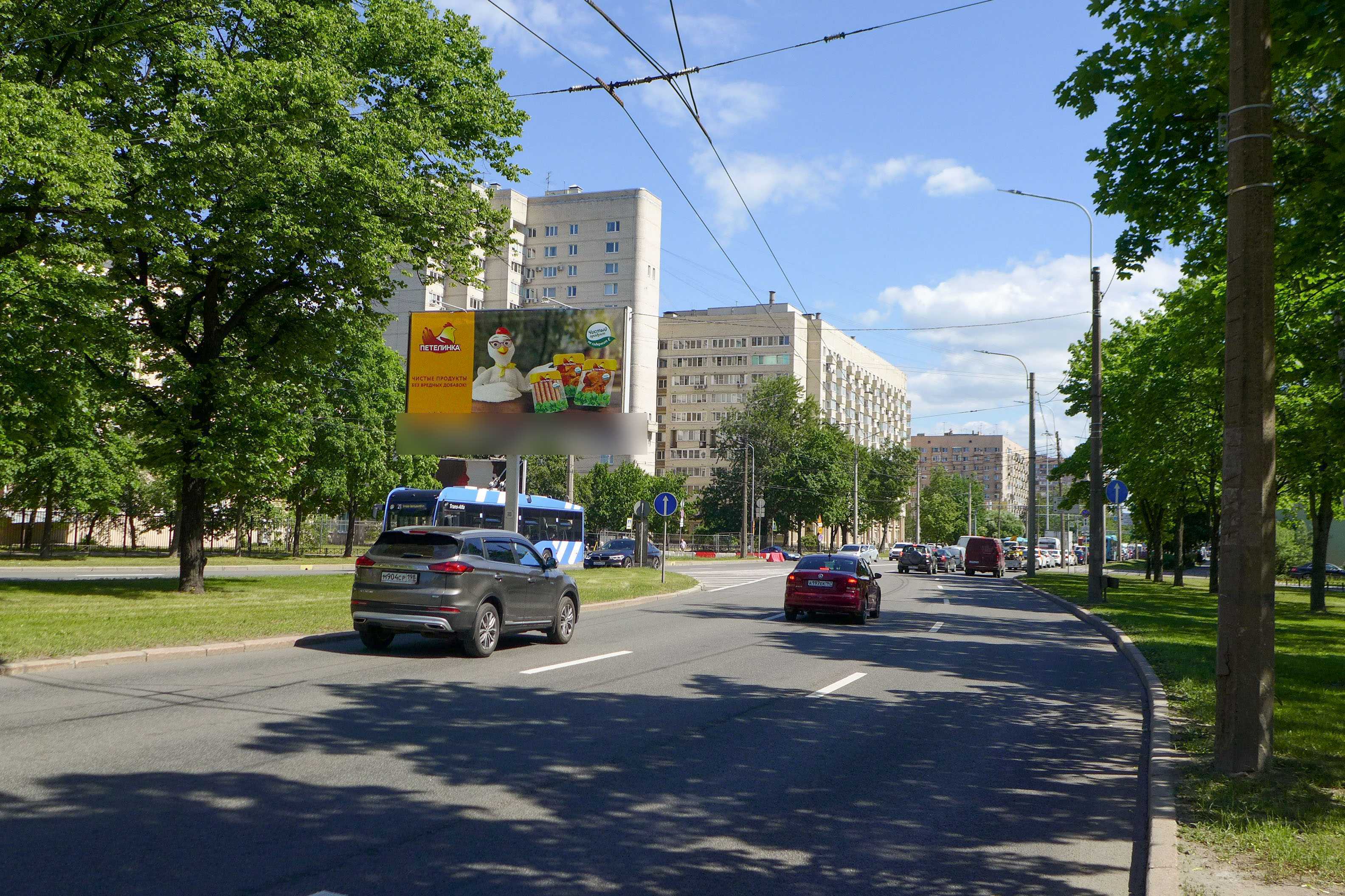 Фотография рекламного носителя, тип: Билборд 3x6, адрес: Непокорённых пр-т., д.12, Санкт-Петербург, Россия. Сторона Б1 №703262