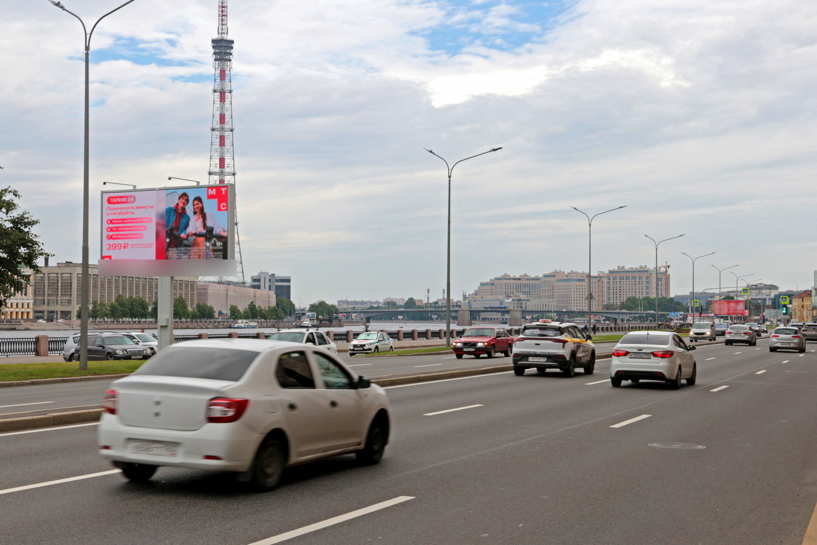 Фотография рекламного носителя, тип: Билборд 3x6, адрес: Выборгская наб., д.45, Санкт-Петербург, Россия. Сторона Б №687250